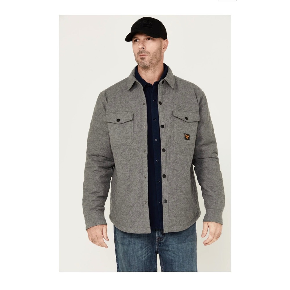 Hawx Men's Quilted Flannel Shirt Jacket XL